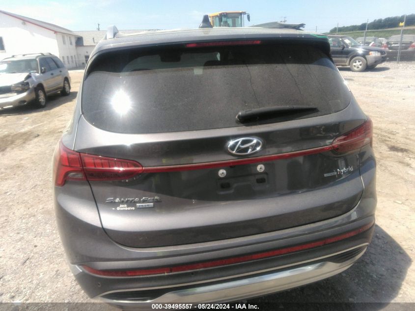 2022 Hyundai Santa Fe Hybrid Blue VIN: KM8S2DA17NU020470 Lot: 39495557