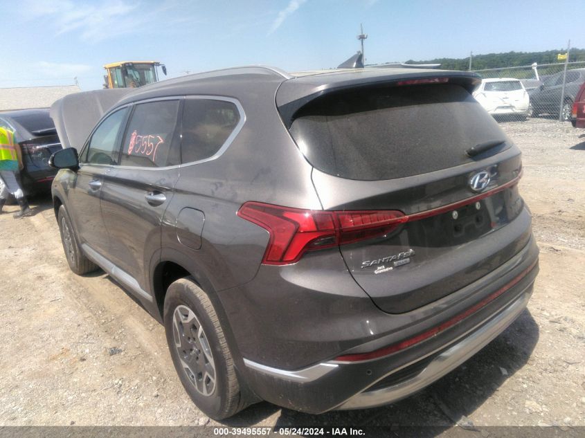 2022 Hyundai Santa Fe Hybrid Blue VIN: KM8S2DA17NU020470 Lot: 39495557