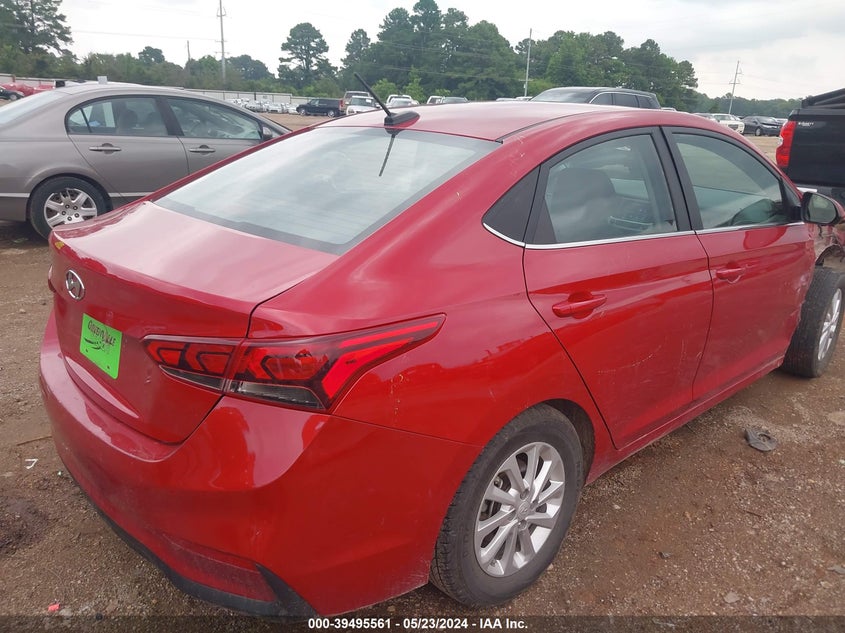 VIN 3KPC24A68NE160546 2022 HYUNDAI ACCENT SEL