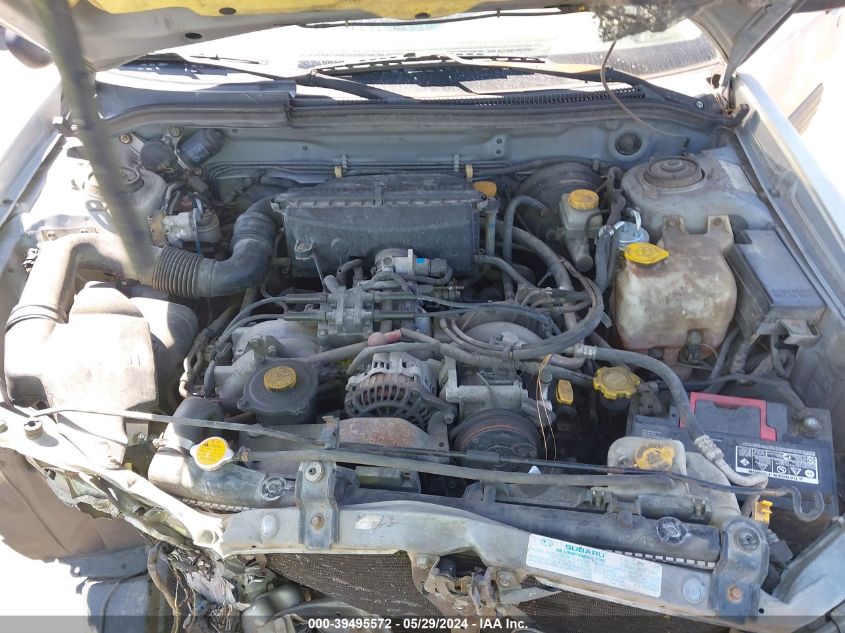 2001 Subaru Forester L VIN: JF1SF63541G732499 Lot: 39495572