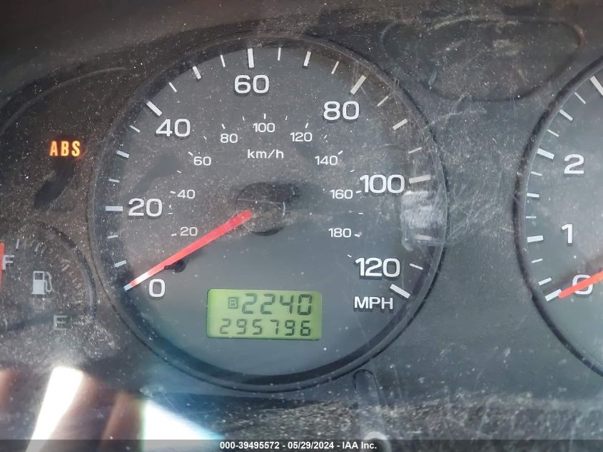 2001 Subaru Forester L VIN: JF1SF63541G732499 Lot: 39495572