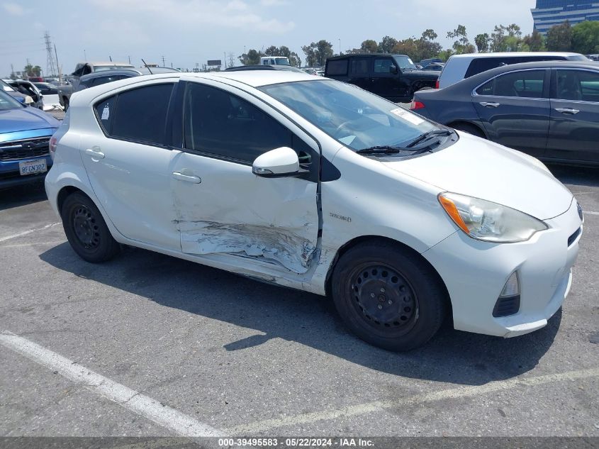 2012 Toyota Prius C Two VIN: JTDKDTB31C1514279 Lot: 39495583