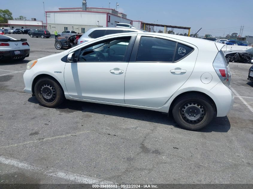 2012 Toyota Prius C Two VIN: JTDKDTB31C1514279 Lot: 39495583