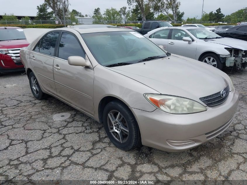 2004 Toyota Camry Le V6 VIN: 4T1BF30K34U580879 Lot: 39495608