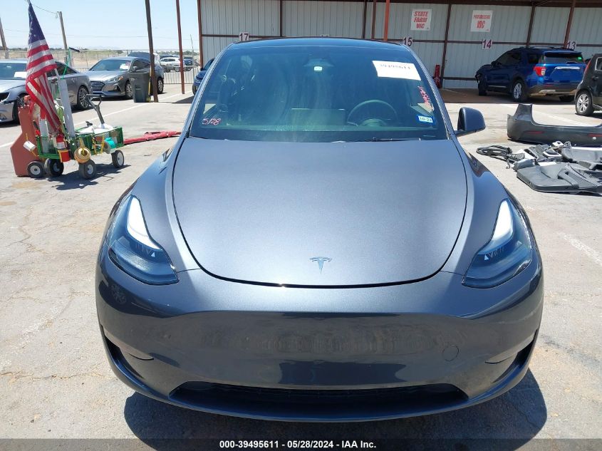 2023 Tesla Model Y Awd/Performance Dual Motor All-Wheel Drive VIN: 7SAYGDEF1PF895550 Lot: 39495611