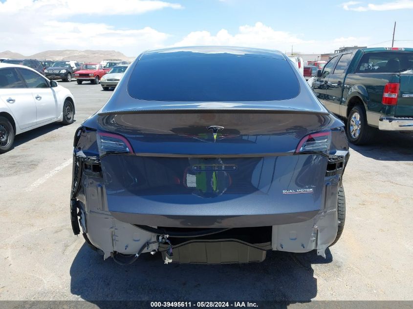 2023 Tesla Model Y Awd/Performance Dual Motor All-Wheel Drive VIN: 7SAYGDEF1PF895550 Lot: 39495611