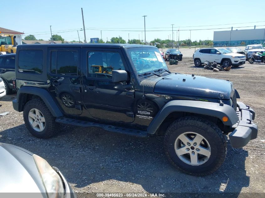 2016 Jeep Wrangler Unlimited Sport VIN: 1C4BJWDG0GL179682 Lot: 39495623