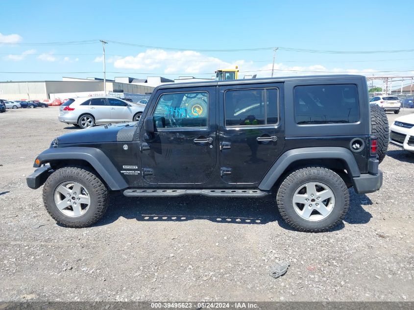 2016 Jeep Wrangler Unlimited Sport VIN: 1C4BJWDG0GL179682 Lot: 39495623