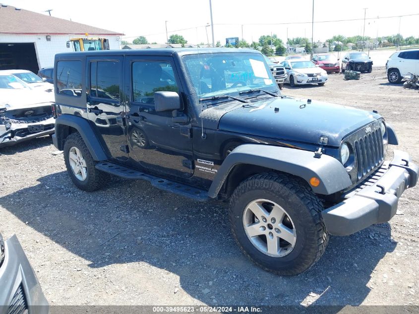 2016 Jeep Wrangler Unlimited Sport VIN: 1C4BJWDG0GL179682 Lot: 39495623