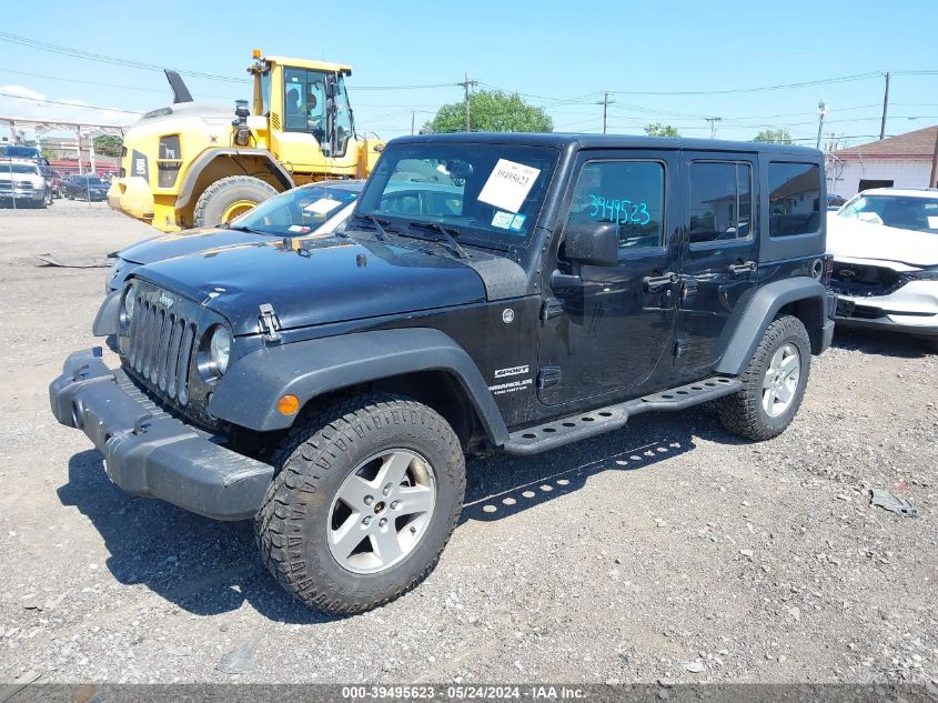 2016 Jeep Wrangler Unlimited Sport VIN: 1C4BJWDG0GL179682 Lot: 39495623