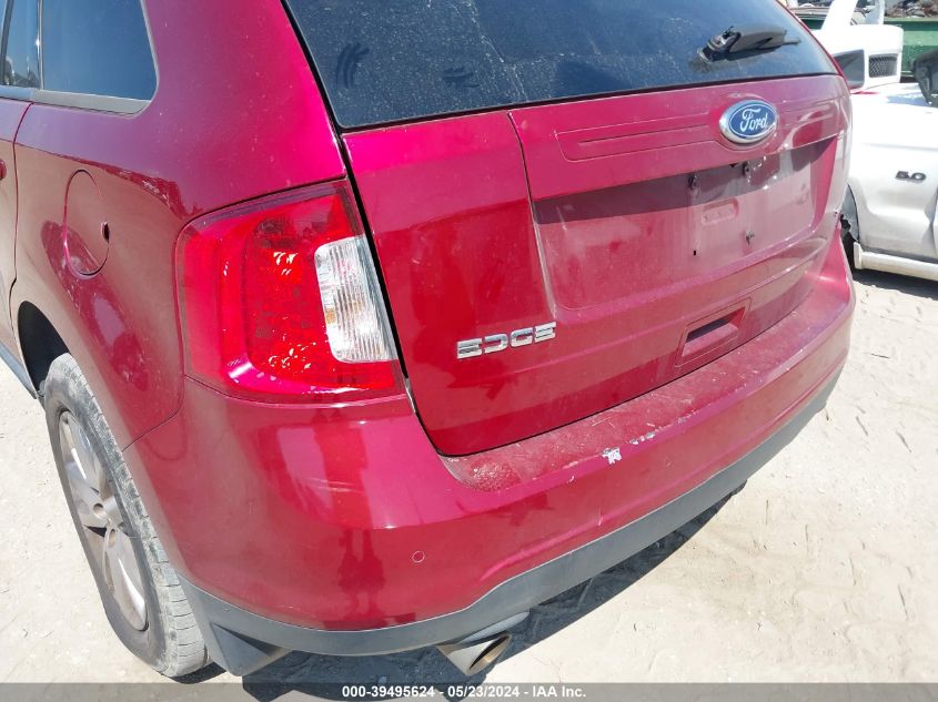 2013 Ford Edge Sel VIN: 2FMDK3JC9DBC80460 Lot: 39495624