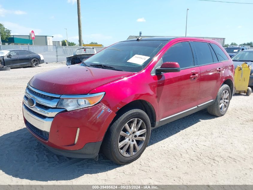 2013 Ford Edge Sel VIN: 2FMDK3JC9DBC80460 Lot: 39495624