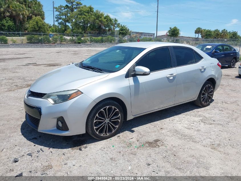 2016 Toyota Corolla S Plus VIN: 2T1BURHE1GC625041 Lot: 39495628