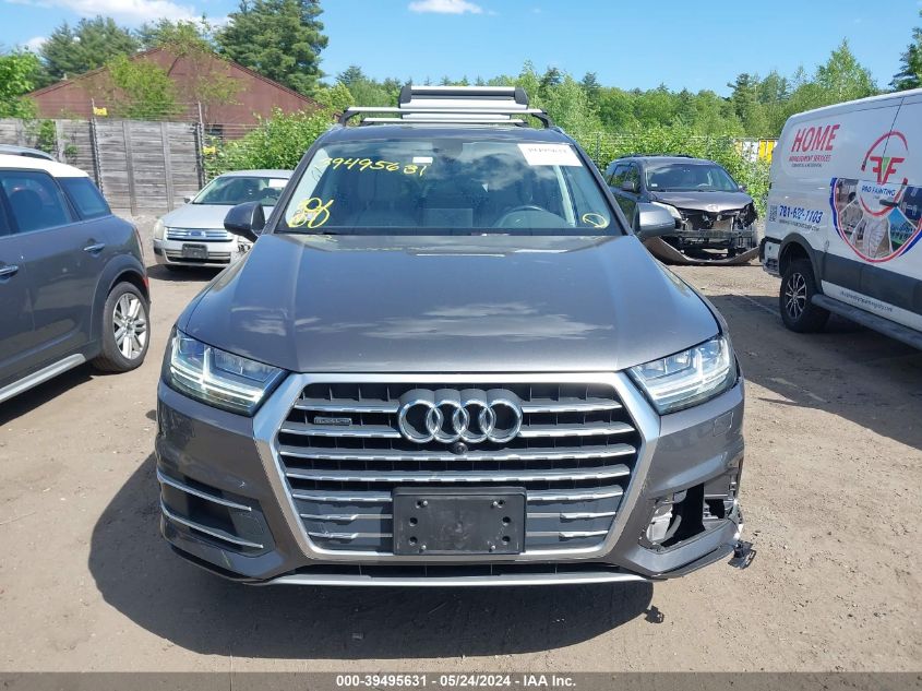 2019 Audi Q7 45 Premium/45 Se Premium VIN: WA1LHAF76KD014524 Lot: 39495631