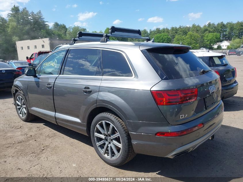 2019 Audi Q7 45 Premium/45 Se Premium VIN: WA1LHAF76KD014524 Lot: 39495631