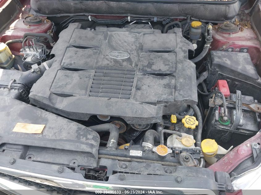 2012 Subaru Legacy 3.6R Limited VIN: 4S3BMDL65C2018510 Lot: 39495633