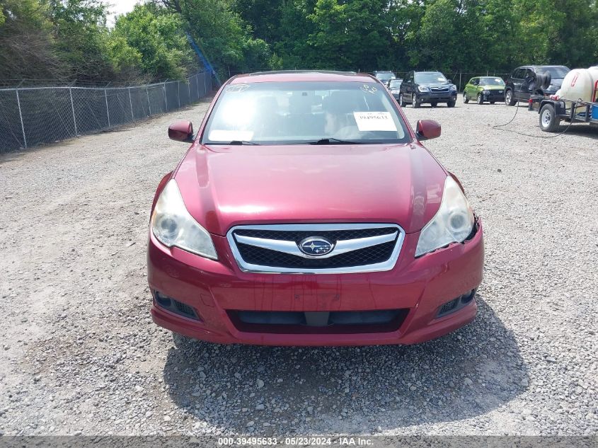 2012 Subaru Legacy 3.6R Limited VIN: 4S3BMDL65C2018510 Lot: 39495633