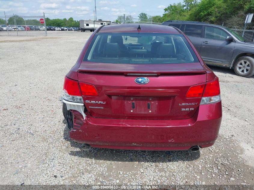 2012 Subaru Legacy 3.6R Limited VIN: 4S3BMDL65C2018510 Lot: 39495633