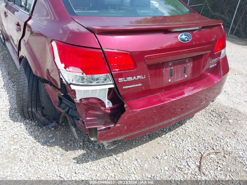 2012 Subaru Legacy 3.6R Limited VIN: 4S3BMDL65C2018510 Lot: 39495633