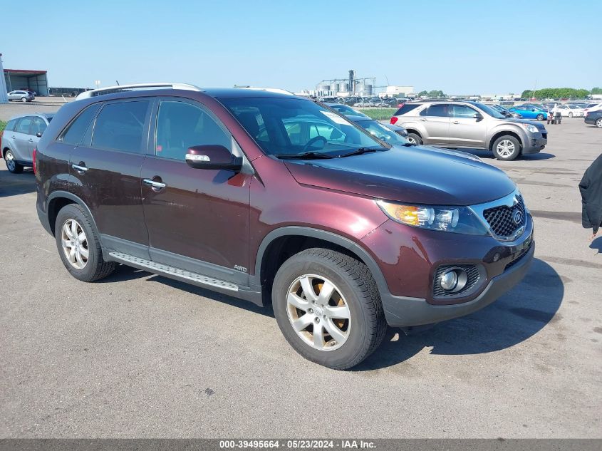 2012 Kia Sorento Lx VIN: 5XYKTCA6XCG275619 Lot: 39495664