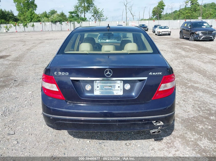 2008 Mercedes-Benz C 300 Luxury 4Matic/Sport 4Matic VIN: WDDGF81XX8F087332 Lot: 39495677