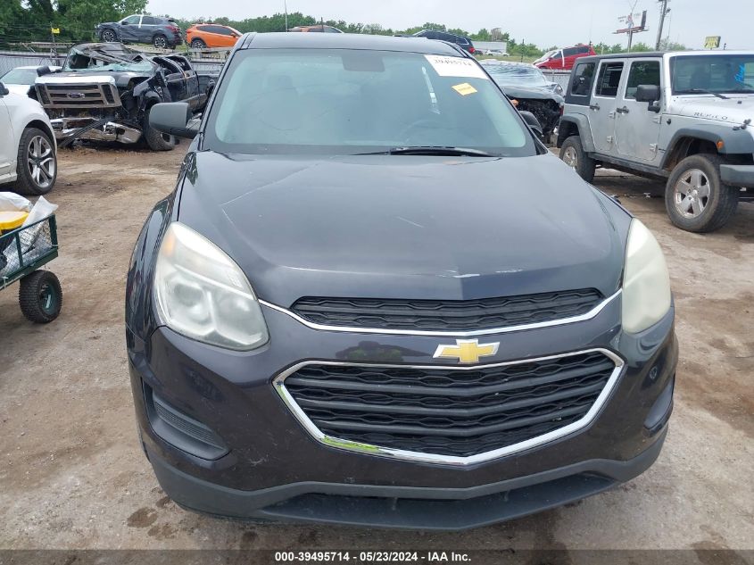 2016 Chevrolet Equinox Ls VIN: 2GNALBEK4G6341234 Lot: 39495714