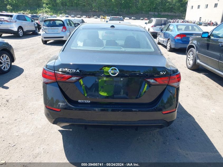 2020 Nissan Sentra Sv Xtronic Cvt VIN: 3N1AB8CV0LY291276 Lot: 39495741