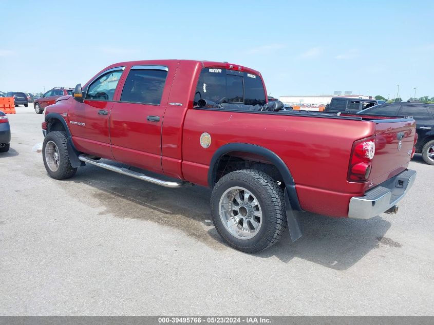 2007 Dodge Ram 1500 Slt VIN: 3D7KS19D67G743188 Lot: 39495766