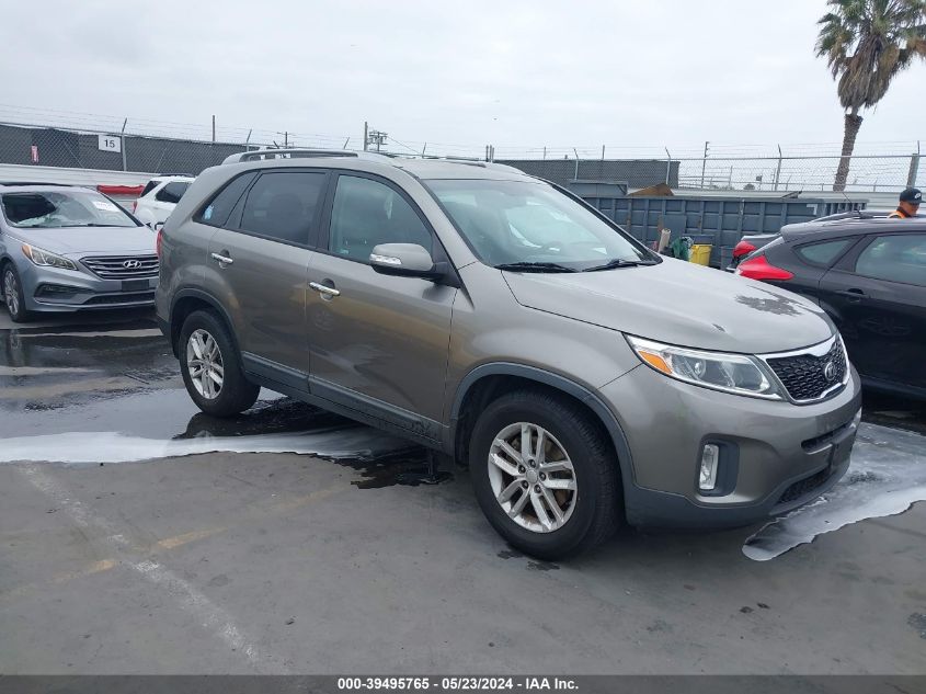 2014 Kia Sorento Lx VIN: 5XYKT4A61EG535981 Lot: 39495765