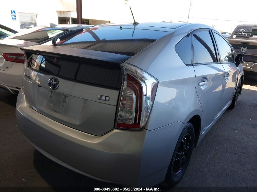 2013 Toyota Prius Two VIN: JTDKN3DU3D5554747 Lot: 39495802