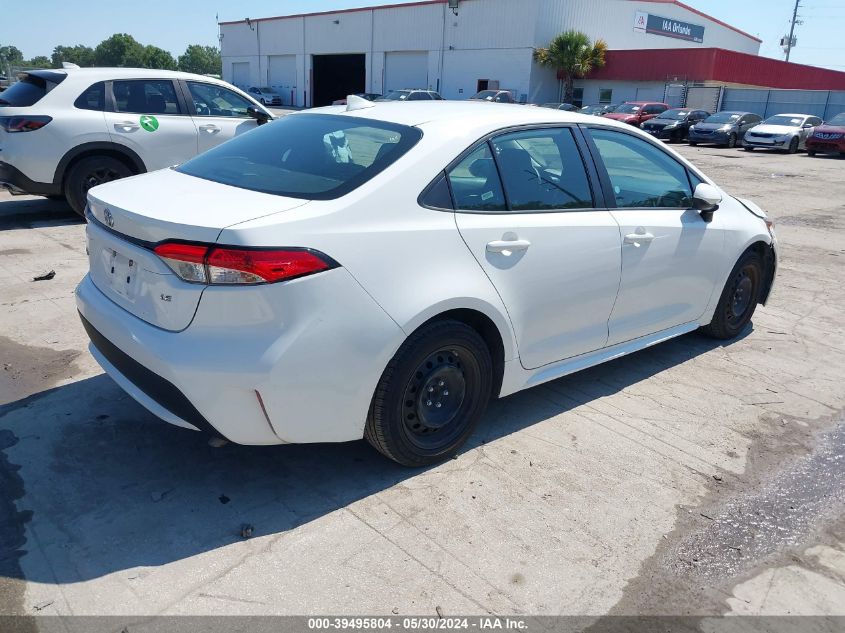 2021 Toyota Corolla Le VIN: 5YFEPMAE6MP208236 Lot: 39495804