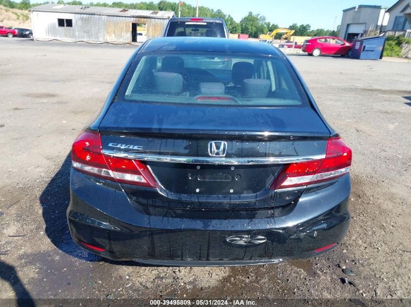 2014 Honda Civic Lx VIN: 19XFB2F50EE027040 Lot: 39495809