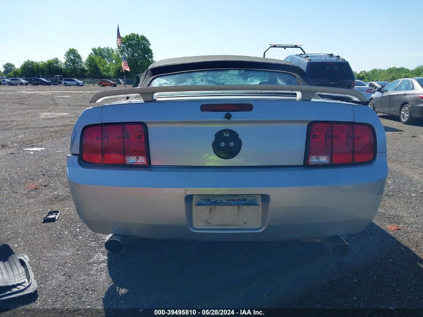 2006 Ford Mustang V6 VIN: 1ZVFT84N265119439 Lot: 39495810