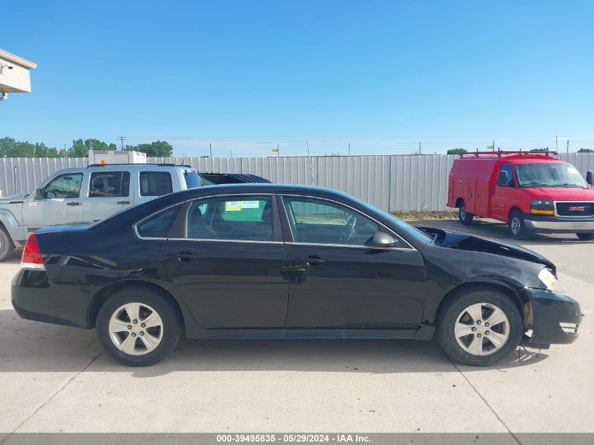 2012 Chevrolet Impala Ls VIN: 2G1WF5E32C1182598 Lot: 39495835