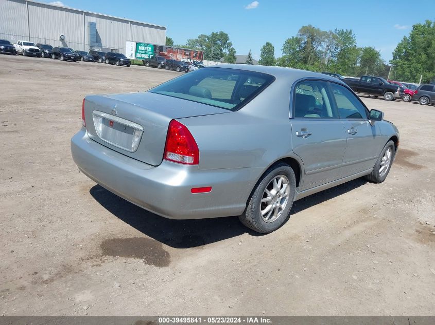 2004 Mitsubishi Diamante Ls VIN: 6MMAP67P84T007021 Lot: 39495841