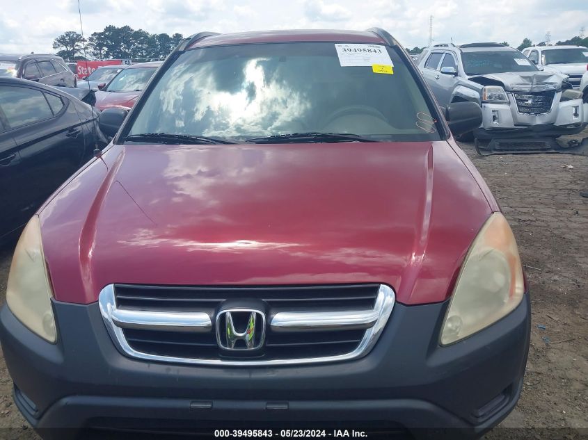 2004 Honda Cr-V Lx VIN: SHSRD68484U200825 Lot: 39495843