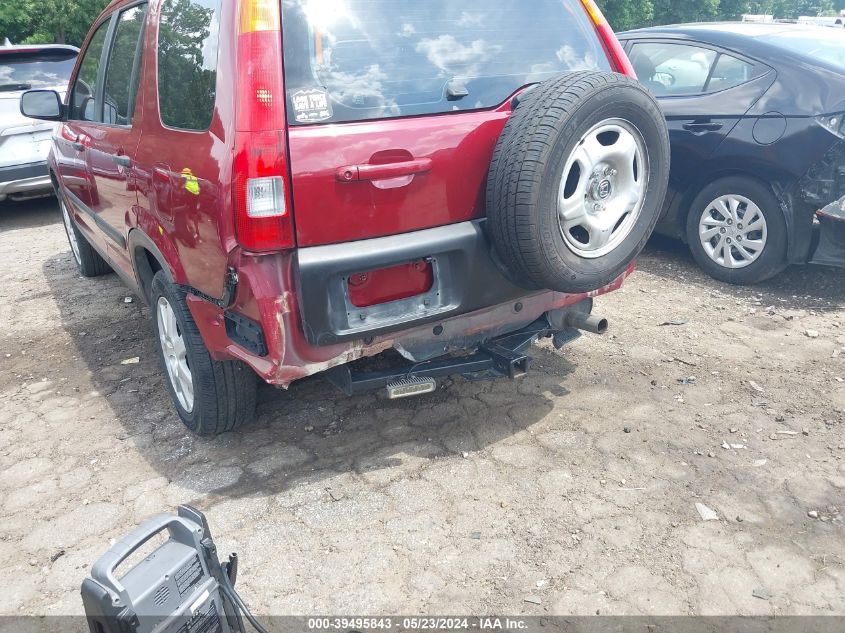 2004 Honda Cr-V Lx VIN: SHSRD68484U200825 Lot: 39495843