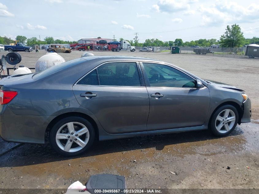 2013 Toyota Camry Se VIN: 4T1BF1FK8DU707699 Lot: 39495867