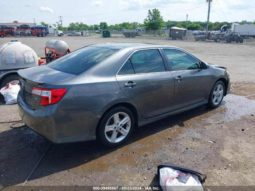 2013 Toyota Camry Se VIN: 4T1BF1FK8DU707699 Lot: 39495867