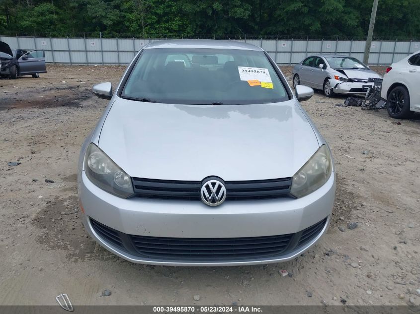 2010 Volkswagen Golf 2-Door VIN: WVWAA7AJ0AW095062 Lot: 39495870