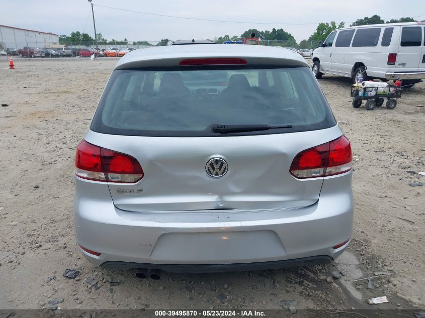 2010 Volkswagen Golf 2-Door VIN: WVWAA7AJ0AW095062 Lot: 39495870