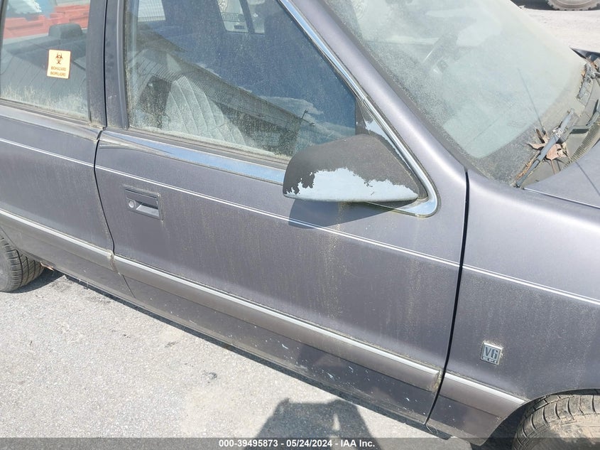 1991 Dodge Spirit Le VIN: 1B3XA5630MF531729 Lot: 39495873