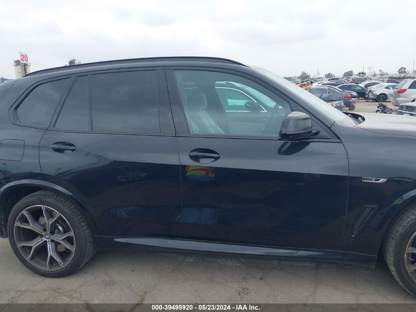 2023 BMW X5 Phev xDrive45E VIN: 5UXTA6C01P9R63230 Lot: 39495920