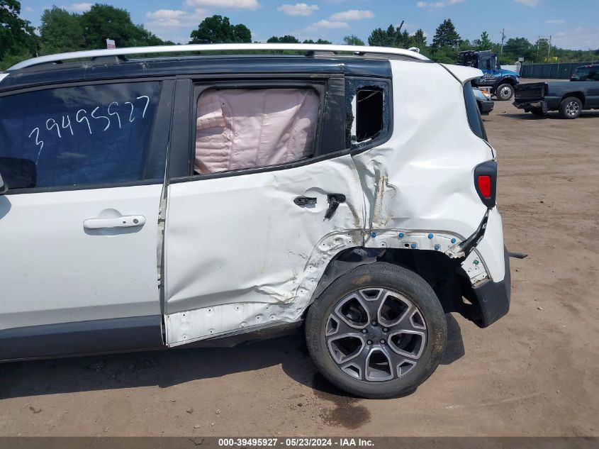 2018 Jeep Renegade Limited 4X4 VIN: ZACCJBDB9JPG95561 Lot: 39495927