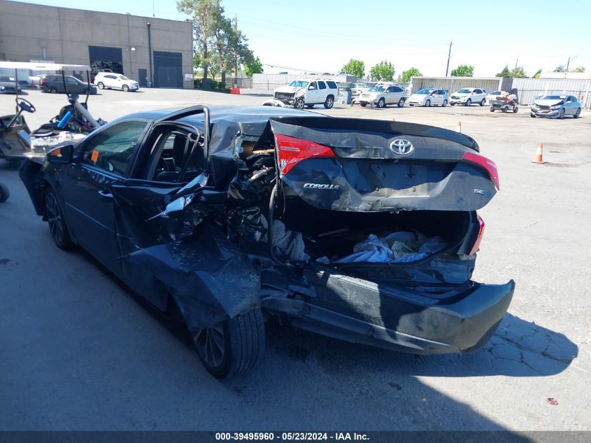 2017 Toyota Corolla Se VIN: 2T1BURHE2HC822656 Lot: 39495960