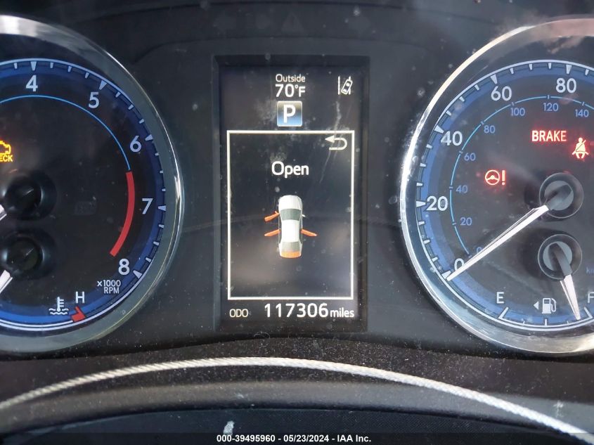 2017 Toyota Corolla Se VIN: 2T1BURHE2HC822656 Lot: 39495960