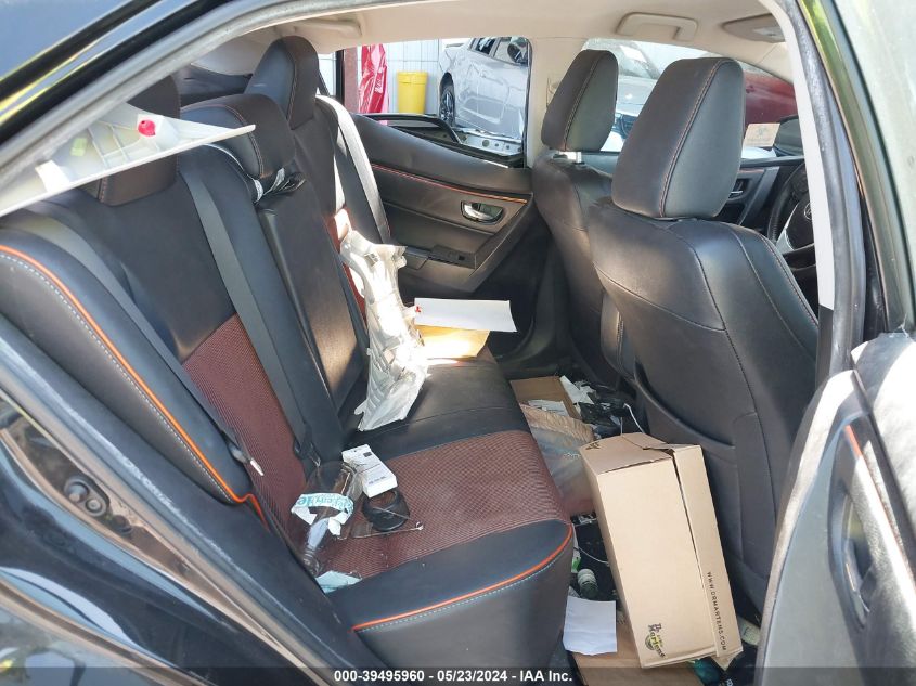 2017 Toyota Corolla Se VIN: 2T1BURHE2HC822656 Lot: 39495960