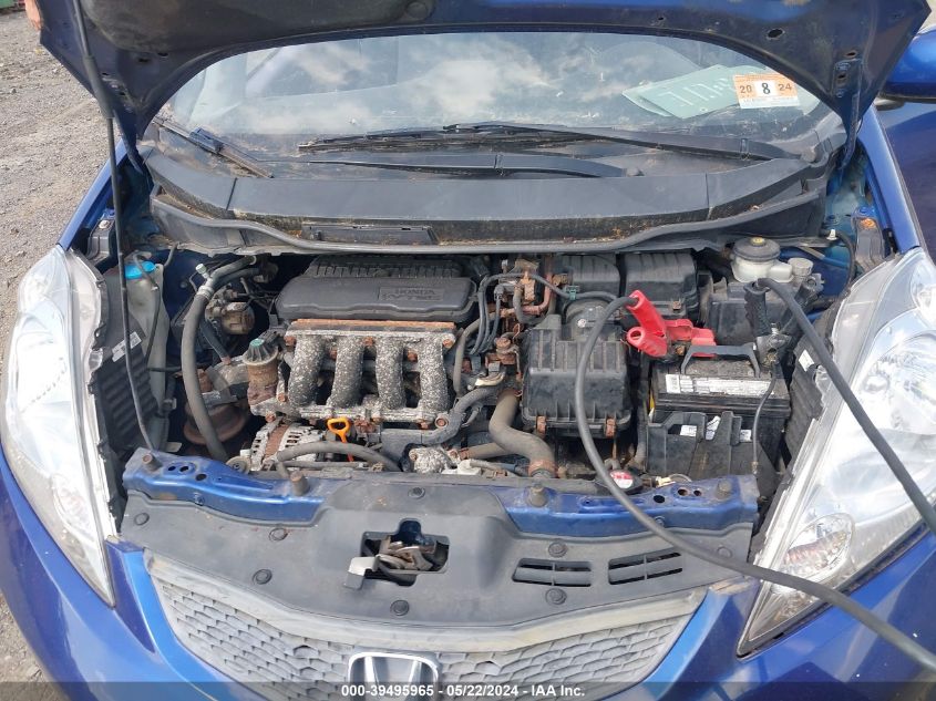 2009 Honda Fit Sport VIN: JHMGE87449S074383 Lot: 39495965