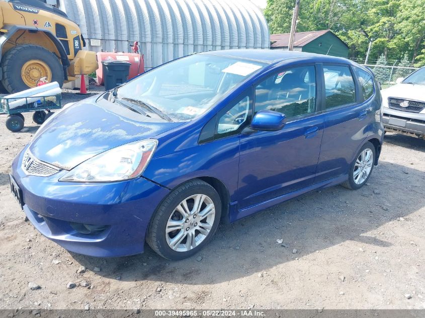 2009 Honda Fit Sport VIN: JHMGE87449S074383 Lot: 39495965