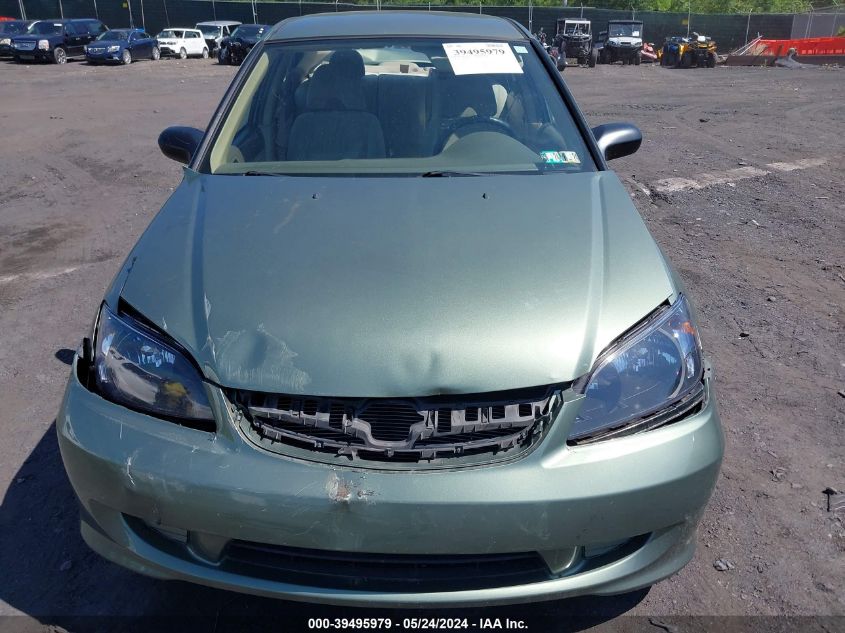 2004 Honda Civic Lx VIN: 2HGES16584H541924 Lot: 39495979